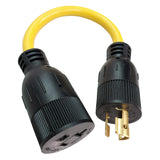 Parkworld 886351 Adapter Cord Locking L6-15 Plug to 5-15 (5-20) Receptacle, Output 15A 250V