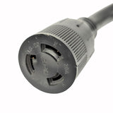 Parkworld 886382 Adapter Cord NEMA 14-30P Male to L6-20R Female, 20A, 250V, 1.5FT