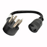 Parkworld 886382 Adapter Cord NEMA 14-30P Male to L6-20R Female, 20A, 250V, 1.5FT