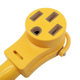 Parkworld 886399Y Shore Power 50A to RV & EV Power Adapter Cord NEMA SS2-50P to 14-50R (Yellow)