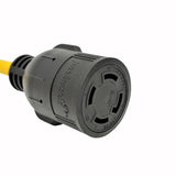 Parkworld 886672 Adapter Cord 5-20 Male Plug to Locking L14-30 Female Receptacle (2FT)