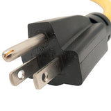 Parkworld 886689 Adapter General 3-Prong 15 AMP 5-15P Male to Generator 3-Prong 30 AMP Locking L5-30R Female