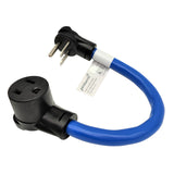 Parkworld 886702 Welder 40AMP Adapter Cord 6-30P Male to 6-50R Female (Right Angle Connector)