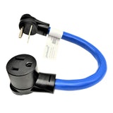 Parkworld 886702 Welder 40AMP Adapter Cord 6-30P Male to 6-50R Female (Right Angle Connector)