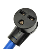 Parkworld 886740 RV 14-50P Male Right Angle with Handle to Welder Right Angle 6-30R Female 40AMP Adapter Cord