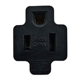 Parkworld 79551 NEMA 5-15 Port Plug Assembly Power Inlet, NEMA 5-15P to 5-15R 1.5FT