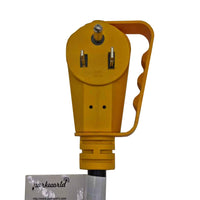 Parkworld 65542 NEMA 6-50P to 6-20R (T-Blade 6-15R) Tri-outlets 1FT