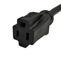 Parkworld 79551 NEMA 5-15 Port Plug Assembly Power Inlet, NEMA 5-15P to 5-15R 1.5FT