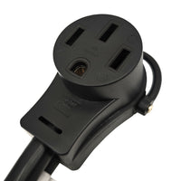 Parkworld 61544 Combiner, Household Regular (2) 5-15 Plug Male to RV 14-50 Receptacle Female, (2) 5-15 to 14-50R V Adapter Cord