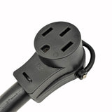 Parkworld 65887 Industrial Range, Stove, Oven NEMA 14-60P to 14-50R Adapter Cord, Straight to Right-Angle, 4-Prong, 50 AMP, 250 Volts, 12500 Watts (1.5FT)
