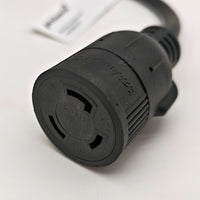 Parkworld 65405 NEMA L6-20P to L5-30R Adapter Cord, Output 20amp 125volt 1FT