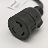 Parkworld 65405 NEMA L6-20P to L5-30R Adapter Cord, Output 20amp 125volt 1FT