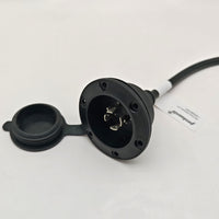 Parkworld 79728 NEMA L15-20 Port Plug Assembly Power Inlet NEMA L15-20P Molded with 12AWG Power Cord 6FT