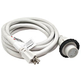 Parkworld 691968 Shore Power Adapter Cord Household 15A Male 5-15P to L5-30R RV/Camper/Marine 30A Female with Locking Ring