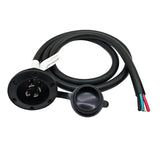 Parkworld 79735 NEMA L15-30 Port Plug Assembly Power Inlet NEMA L15-30P Molded with 10AWG Power Cord 6FT