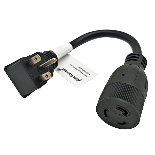 Parkworld 65429 NEMA 6-15P to L5-20R Adapter Cord, Output 15amp 125volt 1FT