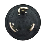 Parkworld 65405 NEMA L6-20P to L5-30R Adapter Cord, Output 20amp 125volt 1FT