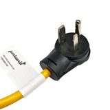 Parkworld 62336 AC Power Adapter Cord NEMA 5-50P Male to (3) 5-15R Tri Outlet Household 15 AMP Female x3, 125 Volt, 2FT