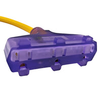 Parkworld 62336 AC Power Adapter Cord NEMA 5-50P Male to (3) 5-15R Tri Outlet Household 15 AMP Female x3, 125 Volt, 2FT