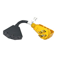 Parkworld 65344 NEMA 14-50P to 2 of 5-20R(T-Blade 5-15R) and 6-20R(T-Blade 6-15R) 1FT