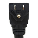 Parkworld 65566 NEMA 5-15 Male Plug split to (3)5-20 Female Receptacle, Household Regular 3-Prong 15 AMP 125 Volt Splitter Adapter Cord 1FT