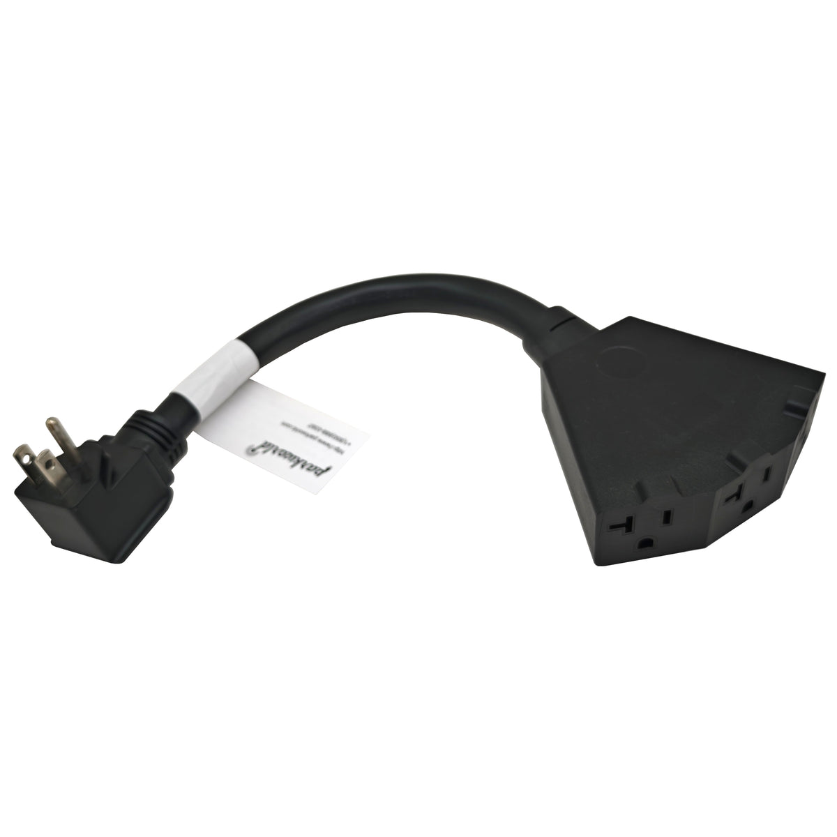 Parkworld 65566 NEMA 5-15 Male Plug split to (3)5-20 Female Receptacle