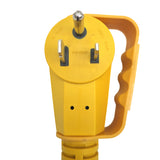 Parkworld 65597 NEMA 5-50 Male Plug to (3) 5-20 Female Receptacle, 3-Prong 50 AMP 125 Splitter Adapter Cord 1FT