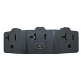 Parkworld 65597 NEMA 5-50 Male Plug to (3) 5-20 Female Receptacle, 3-Prong 50 AMP 125 Splitter Adapter Cord 1FT