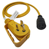 Parkworld 65603 NEMA 5-50 Male Plug to 5-20 Female Receptacle, 3-Prong 50 AMP 125 Splitter Adapter Cord (6FT)