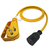 Parkworld 65603 NEMA 5-50 Male Plug to 5-20 Female Receptacle, 3-Prong 50 AMP 125 Splitter Adapter Cord (6FT)