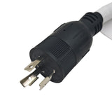 Parkworld 65863 NEMA L6-20P to 10-30R, Locking 20A 250V to Dryer 30A 250V Adapter Cord, (1FT)