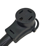 Parkworld 65870 Industrial Range, Stove, Oven NEMA 14-60 Adapter Cord, Straight to Right-Angle, 4-Prong, 50 AMP, 250 Volts, 12500 Watts (1.5FT)