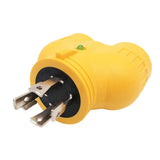 Parkworld 65917 Generator Adapter 4 Prong 30A Twist Lock L14-30 Plug to RV 30A (2) TT-30 Receptacle