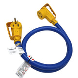 Parkworld Welder 50A Extension Cord 3-Prong 50amp NEMA 6-50 Extension Cord Molded Connector with Lighted and Handle