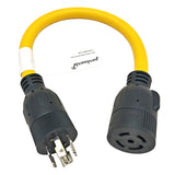 Parkworld 65962 AC Adapter Cord NEMA L21-20P to L21-30R 1.5 Feet