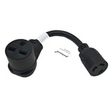Parkworld 66549 NEMA L6-30R to 6-30R, 3-Prong 30A 250V Female to Female Adapter Cord 12 inch
