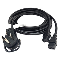 Parkworld NEMA 14-50P to (2) C19 Splitter Adapter Power Cord Output 20 Amp 250-Volt