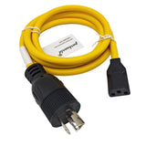 Parkworld 67591 Computer Power Cord NEMA L5-15P to IEC C13, 15A, 125V, SJTW 14AWG/3C (6FT)