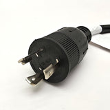 Parkworld 65405 NEMA L6-20P to L5-30R Adapter Cord, Output 20amp 125volt 1FT