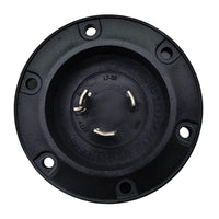 Parkworld 79698 NEMA L7-30 Port Plug Assembly Power Inlet NEMA L7-30P Molded with 10AWG Power Cord 6FT