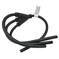 Parkworld Splitter Cord 20 or 30 AMP for DIY Assembly 3-Prong or 4-Prong 4 connectors, W Part Molded with STW Cable Outdoor PVC Jacket 3FT