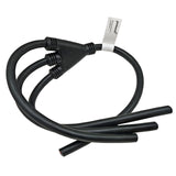 Parkworld Splitter Cord 20 or 30 AMP for DIY Assembly 3-Prong or 4-Prong 4 connectors, W Part Molded with STW Cable Outdoor PVC Jacket 3FT