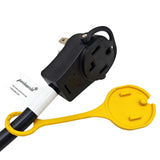 Parkworld 79421 Dryer Piggy-Back Adapter Splitter Cord NEMA 14-30P to 14-30R 30A 125V/250V & L14-20R 20A 125V/250V 1.5 Feet