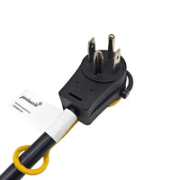 Parkworld 79339 Dryer Piggy-Back Adapter Splitter Cord NEMA 14-30P to 14-30R 30A 125V/250V & 5-20R 20A 125V 1.5 Feet