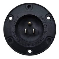 Parkworld 79551 NEMA 5-15 Port Plug Assembly Power Inlet, NEMA 5-15P to 5-15R 1.5FT