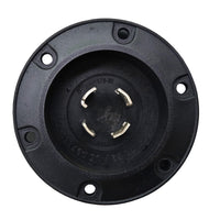 Parkworld 79735 NEMA L15-30 Port Plug Assembly Power Inlet NEMA L15-30P Molded with 10AWG Power Cord 6FT