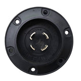 Parkworld 79735 NEMA L15-30 Port Plug Assembly Power Inlet NEMA L15-30P Molded with 10AWG Power Cord 6FT