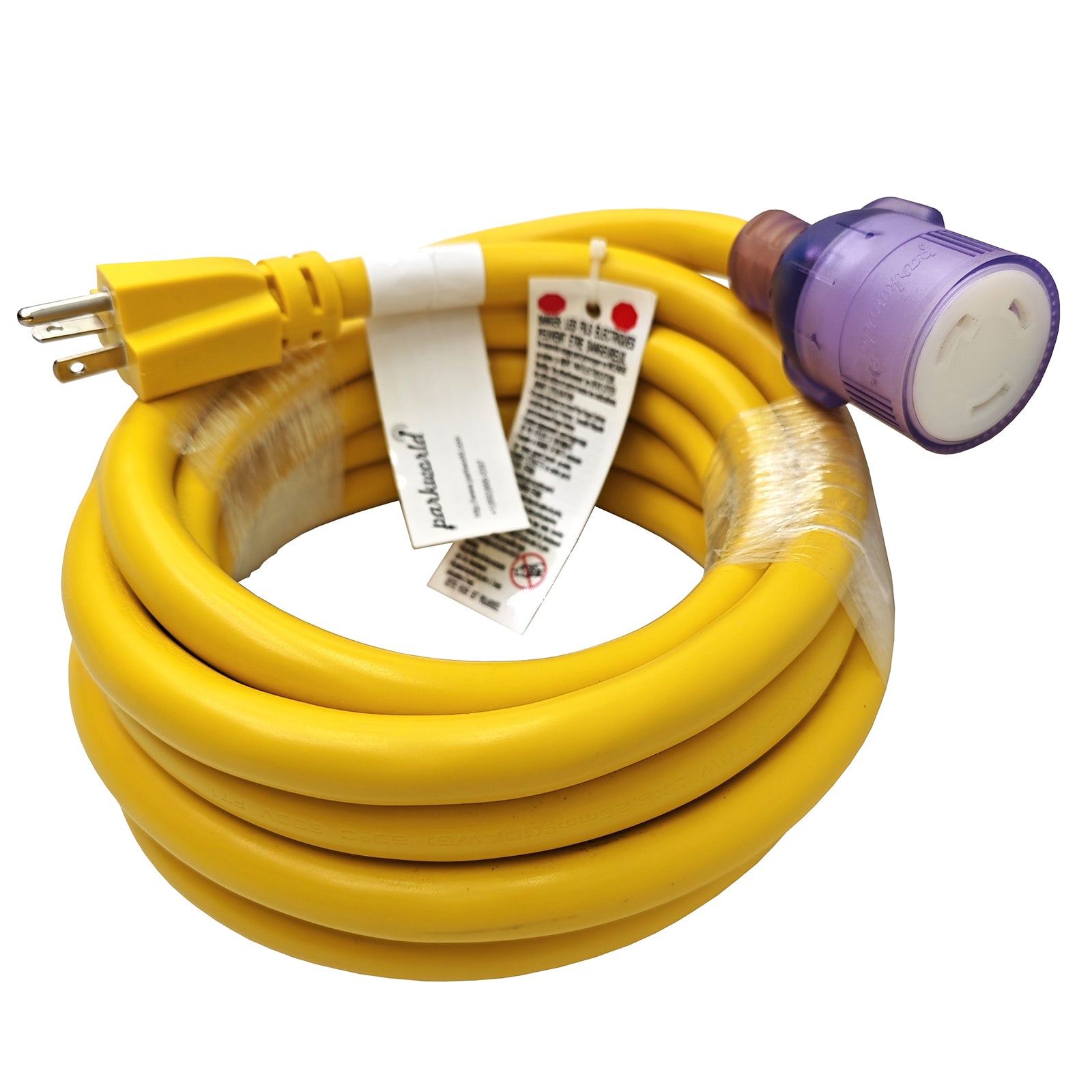Parkworld 78851 Adapter Cord NEMA 5-20P to L5-30R Locking Receptacle (