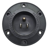 Parkworld 79568 NEMA 5-15 Port Plug Assembly Power Inlet, NEMA 5-15P to 5-15R Tri-outlets 1.5FT