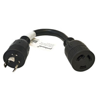 Parkworld 885132 NEMA L6-20P to L6-30R Adapter Cord 20 AMP Twist Lock L6-20 Plug Male to Locking 30 Amp L6-30 Receptacle Female